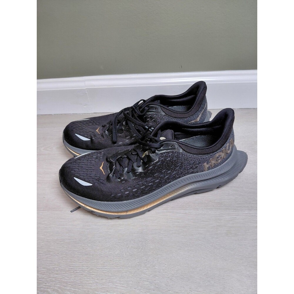Size 9.5B- Hoka One One HOKA Kawana Black Copper Women’s Sneakers
